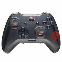 MAD CATZ The Authentic C.A.T. 7 Wired Gaming Controller with OLED for PC | Detachable Micro-USB 2.0 | 6 Additional programmable tact Buttons, Black - GCPCCAINBL000-0