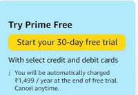 Amazon Prime Membership Free For 30 Days