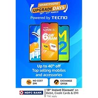  Smartphone Upgrade Days (20 - 21 Mar)  - Upto 40% off + 10 % Discount With HDFC Cards On Mobiles &Appliances
