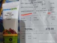 Get free Mama earth ubtan facewash with every order at Instamart