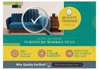 Upto 60% Of On Quality Verified Furniture  [ Beds - Sofas - Wardrobe - Chair - Shoes rack & more ]