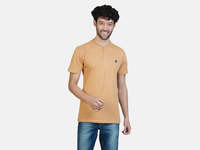 ALMO MAN Offer  - BUY 1 GET 1 FREE On Fresco 100% BCI Cotton Half Sleeve Henley 