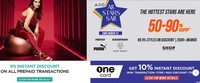 Ajio All Stars Sale Till March 31 - 50% -90% Off + 10% One Card + 5% Prepaid Off