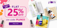Plum Flash Sale : Flat 25% off sitewide 