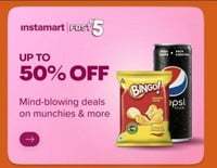Swiggy Instamart : Fast 5 Deals Upto 50% Off 