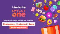 Swiggy One 30 Days Trial at Re.1