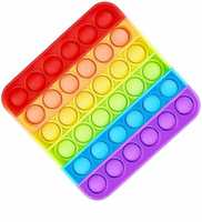 BONIRY Pop it Fidget Toys  (Square Rainbow)  