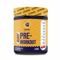 LEOPARD NUTRITION Blast Pre-Workout For Pump, Strength And Growth (Litchi, 100G, Pack Of 1)