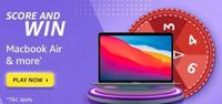 Amazon T20 Score And Win Macbook Air And More