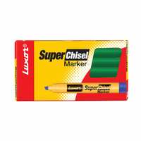 Luxor 997 Super Chisel Marker - Green - Box of 10 