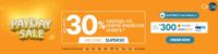 Payday Sale - Up to 30% Savings (Flat 20% discount + Rs.120 Cashback) on online medicine orders of Rs.1200 & above