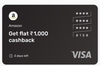 Slice Spark Offer on Amazon - Flat Rs.1000 Cashback On Amazon