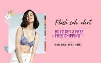 Zivame Flash Sale : Buy 2 Get 3 Free (Valid Till 11:59 Pm Today)