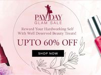 Pay Day Glam Sale - Up to 60% Off on Top Brands + Freebies On Selected Orders + 5% Prepaid Off