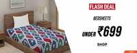 Ajio Flash Deal - Bedsheets under Rs.699