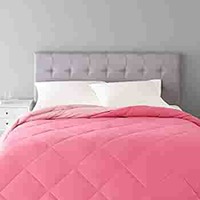 AmazonBasics Polyester Queen Small Comforter , Pink