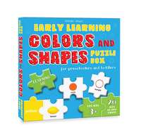 Early Learning Colors and Shapes Puzzle Box for Preschoolers and Toddlers - Learning Aid & Educational Toy