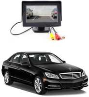 Auto Garh Tft Monitor & Led Reverse Parking Camera for B-Class Black LCD (4.3 cm)
