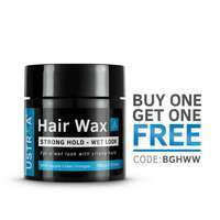 Ustraa Hair Wax Wet Look Buy 1 Get 1 Free + Extra 10% Off On Prepaid Payment + 15% Cb As Store Credit