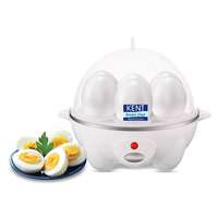 KENT 16053 Egg Boiler-W 360W | Stainless Steel Heating Plate | 3 Boiling Modes - Hard, Medium, Soft Eggs| Boils Upto 7 Eggs at a Time 