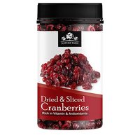 NATURE YARD Dried & Sliced Cranberry Dry fruit - 250gm 