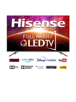 Hisense 139 cm (55 Inches) Android Smart Ultra HD QLED TV 55U6G (2021, Metal Grey)