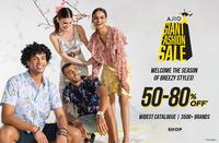 Ajio Giant Fashion Sale Upto 50-80% Off