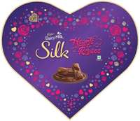 Cadbury Dairy Milk Silk Valentines Heart Shaped Gift Box Bars  (324 g) 