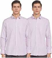 EASYBUY Men's Regular Shirt @ Rs.179 + Buy 2 Get 5% off, Buy 3 Get 10% off