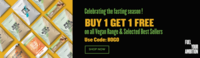 Buy 1 Get 1 Free on all Vegan Range and Selected Bestsellers