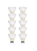 [Mini Order Qty=2]  ATOOTFUSION Feather Badminton Shuttlecocks with Great Stability and Durability, High Speed Badminton Birdies
