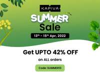 Kapiva Summer Sale- Get Upto 42% off on All Orders [Till 15th April]