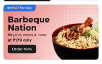 Zomato Deal of the Day- BBQ nation briyani & Rice at Rs. 179