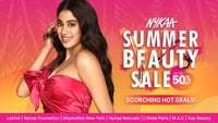 Nykaa :-  Summer beauty sale upto 50% off 