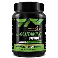 MuscleXP Micronized L-Glutamine Powder - 250g, Unflavored 