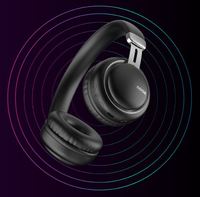 [Lowest] Noise Powr Bluetooth Headphone, Onyx Black