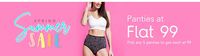 Clovia Sale : Panties at Flat 99 (Buy Min 5 Qty)