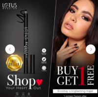 Buy 1 Get 1 Lotusherbals Free Ecostay Long-lasting Kajal 