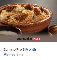 Myntra- Get 3 month Zomato Membership for free using supercoins
