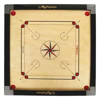 "KOXTONS - Carrom Board Full Size with 2" Border (Premium)", Brown (KXCB02)