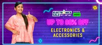 Flipkart Electronics sale  - Up to 80 % Off + 10% Discount with RBL / Kotak Bank Credit and Debit Cards and Credit card EMI transactions(26-28 Apr)