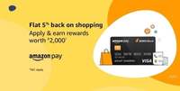 Amazon Pay ICICI Bank Credit Card: Welcome Offer rewards worth INR 2000/1750 for Prime/Non-Prime (25th April - 25th May)