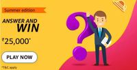  Amazon Summer Edition Quiz Answers Today & Win Rs.25000