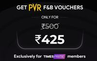 PVR F&B Voucher Worth Rs.500 At Just Rs.425 (Time Prime Users)