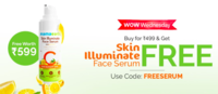 Mamaearth Wow Wednesday Buy For Rs.499 & Get Face Serum Worth 599 For Free + Save 20% Upto 200 Using Cred Boost