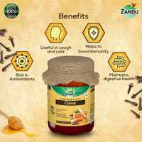 Zandu Pure Honey with Clove 650 gm|Free delivery on prepaid orders 