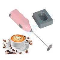 ZOQWEID Electric Handheld Milk Wand Mixer Frother for Latte Coffee with Stand (Stand + Coffee Beater)