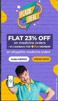 [Flash Sale] Pharmeasy - Flat 23% Discount + 5% cashback for Plus Members + Rs.150 Off using HDFC Offer