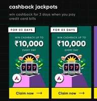 {Bug} Cred : Pay 1000 Bill Payment Get 30 spin( Double offer) per card win upto 10000 cashback { User Specific}
