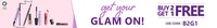 Plum GLAM ON! Buy 2 Get 1 FREE on Makeup Products